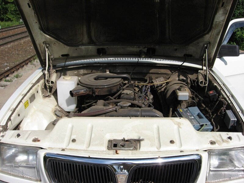 open car engine bay