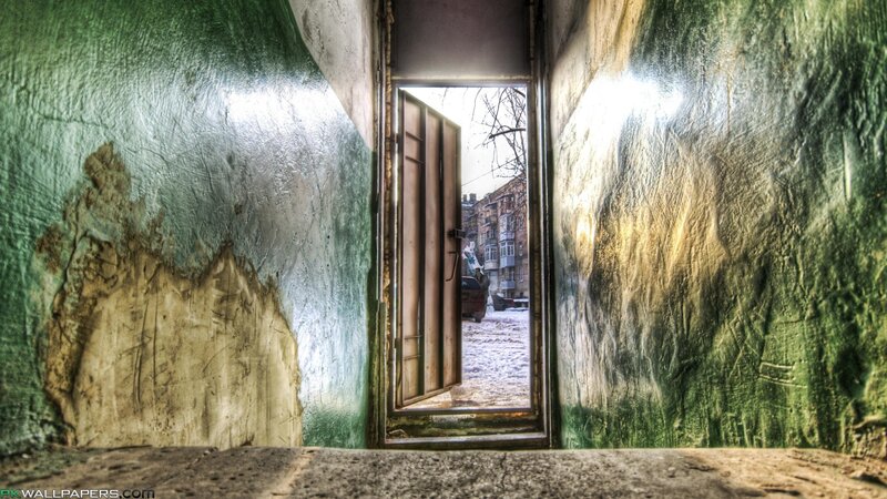 Open Door in Alley