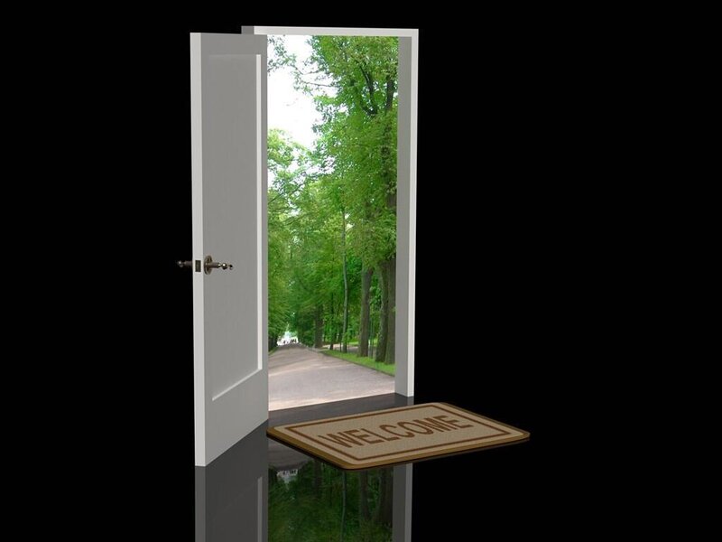 Open Door to Park