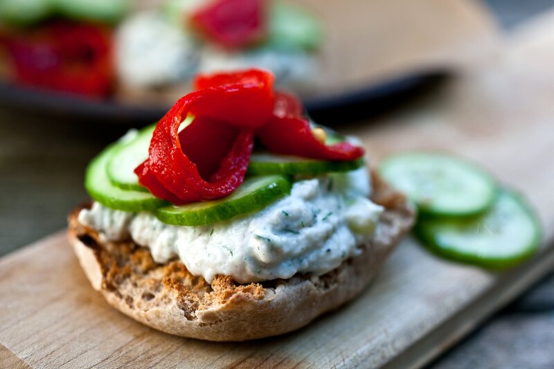 Open-faced Sandwich — Green