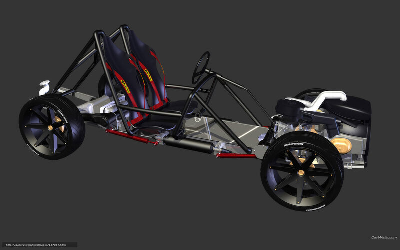 Open-frame race car chassis