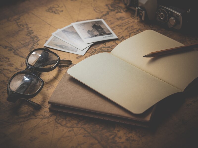 Open Notebook on Map