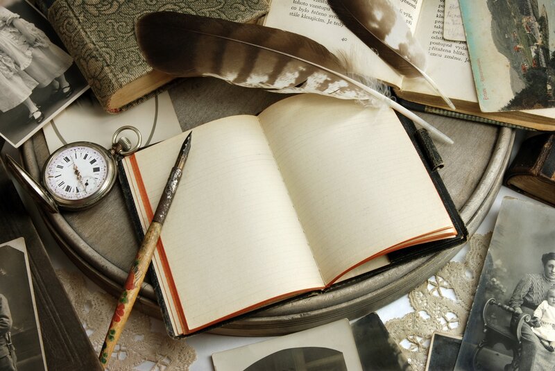 Open Notebook with Quill