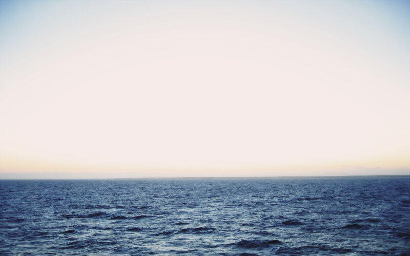Open Ocean at Dusk