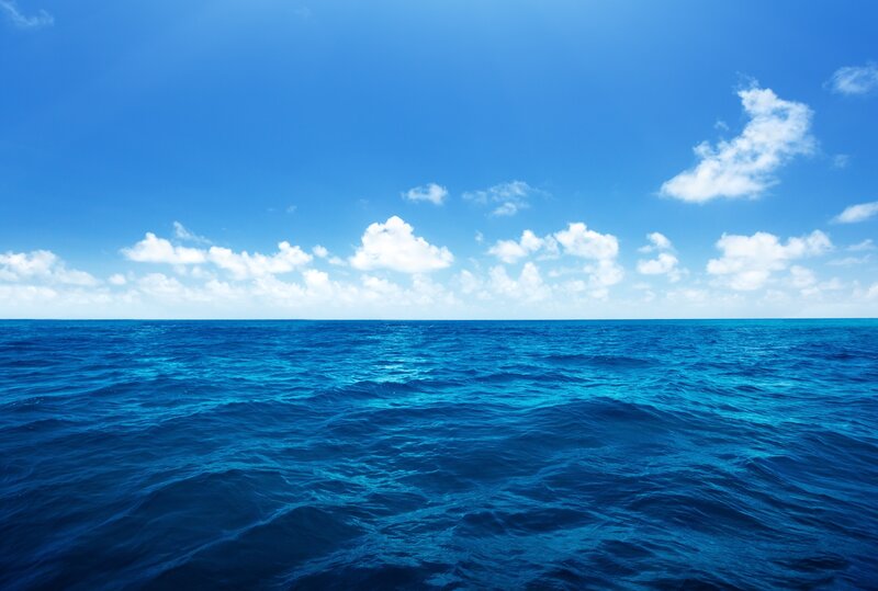 Open Ocean Horizon — Blue, Serene, Afternoon