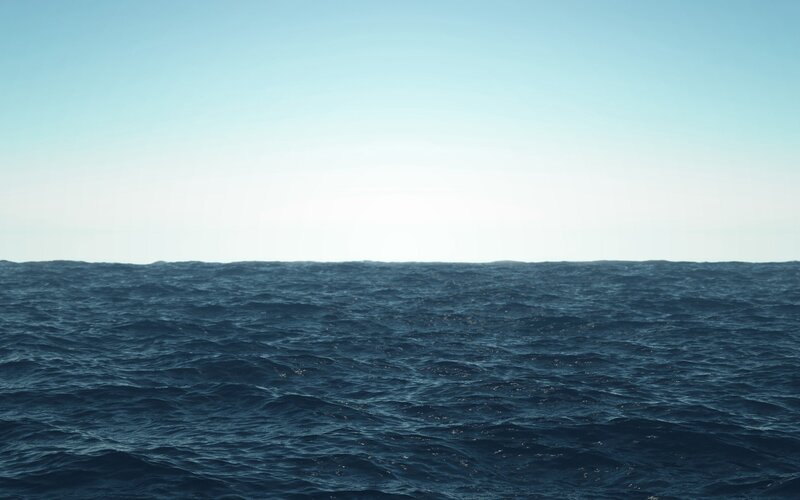 Open Ocean Surface — Blue, Calm, Afternoon