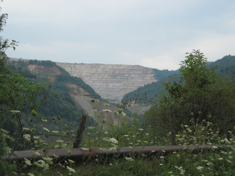 Open-pit Mine in Forest