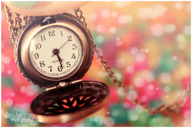 Open Pocket Watch — Gold, Dreamy
