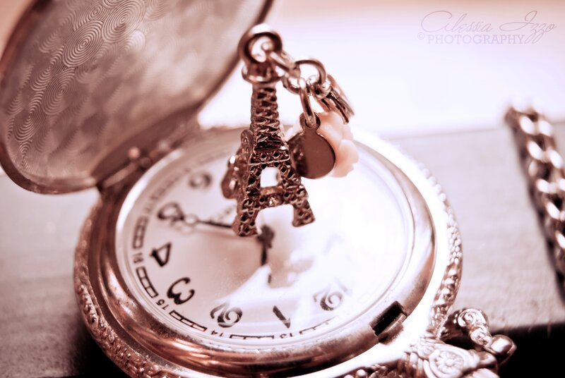 Open Pocket Watch — Sepia, Nostalgic