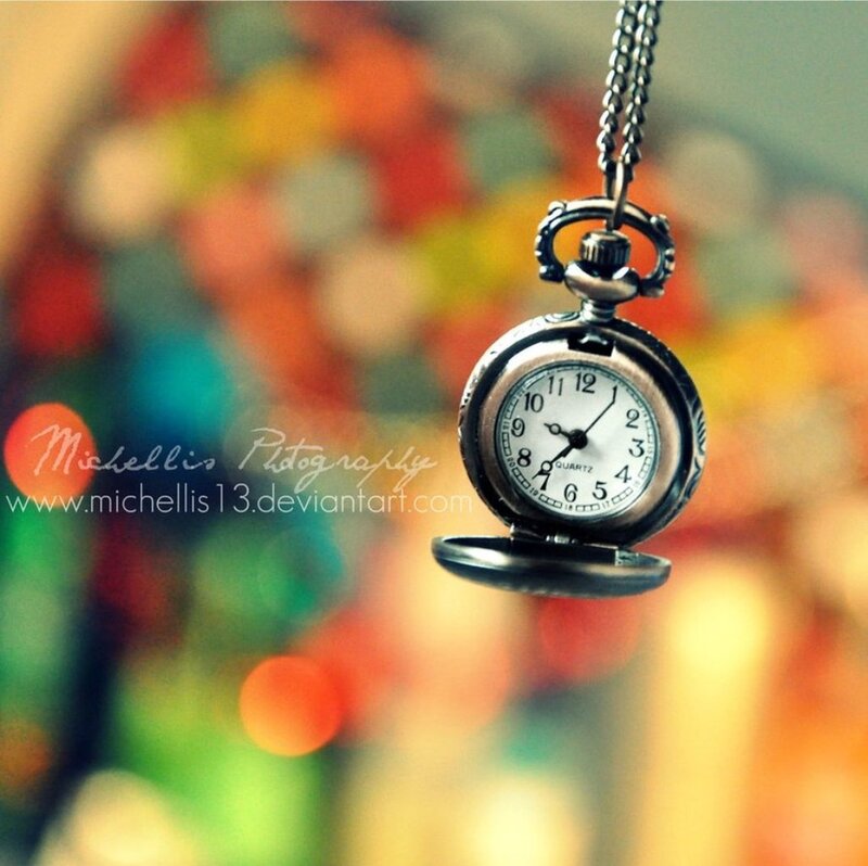 Open Pocket Watch — White, Calm, Photograph