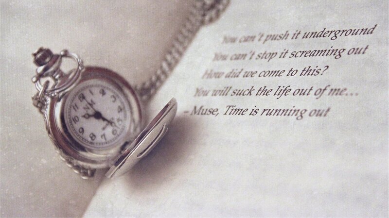 Open Pocket Watch — White, Dramatic
