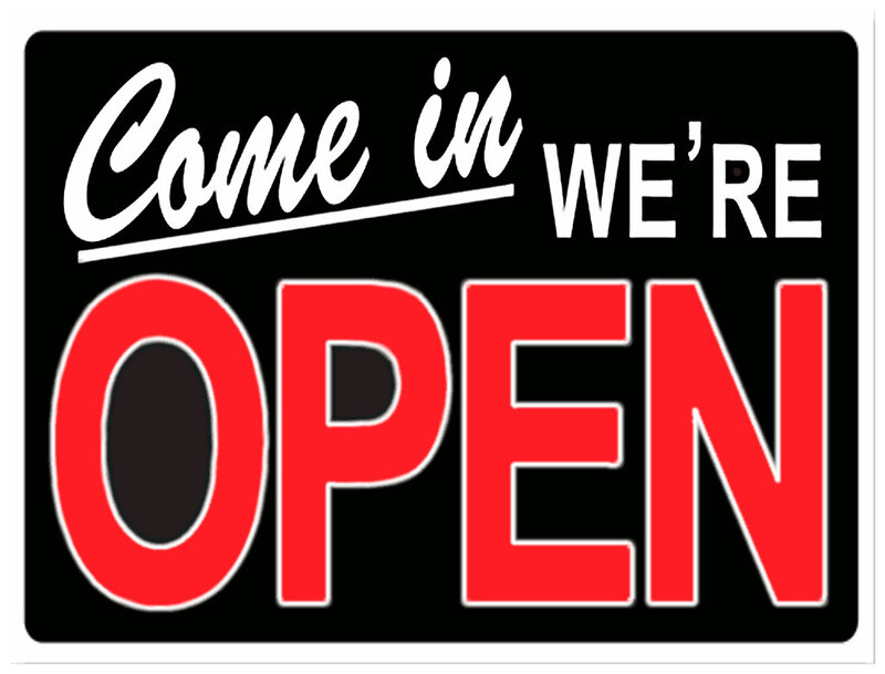 Open Sign
