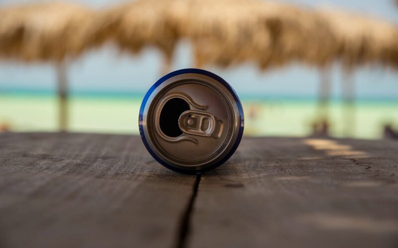Open Soda Can — Brown