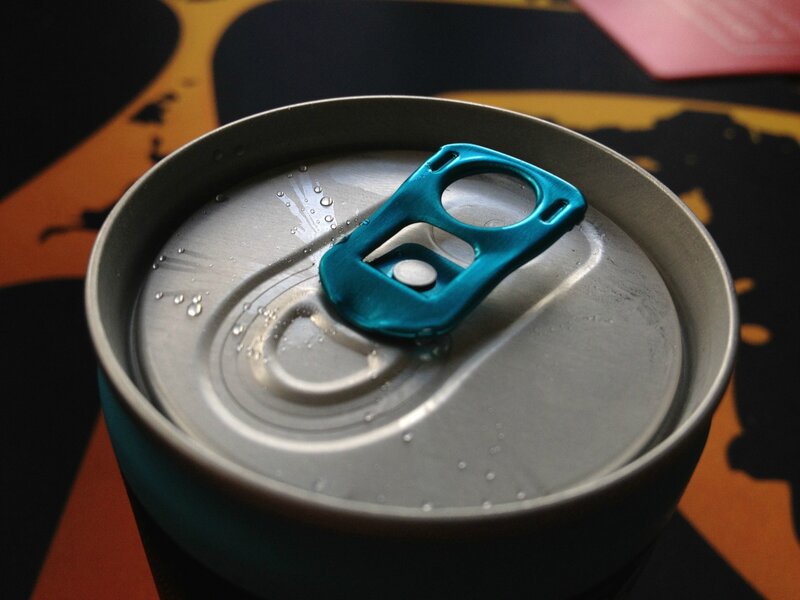 Open Soda Can — Silver, Neutral