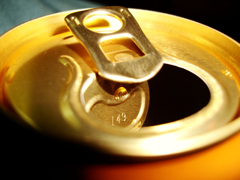 open soda can top