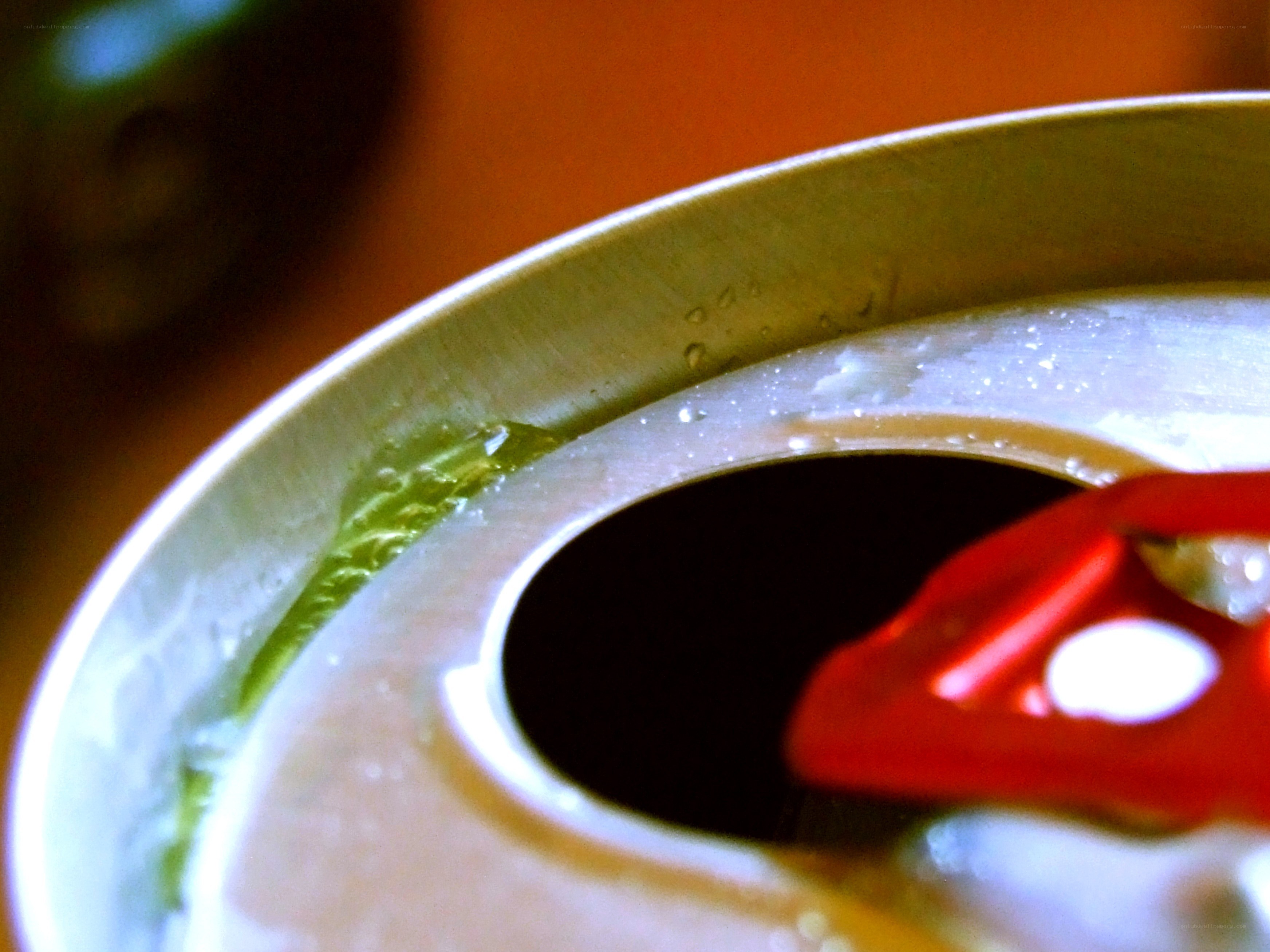 open soda can with condensation