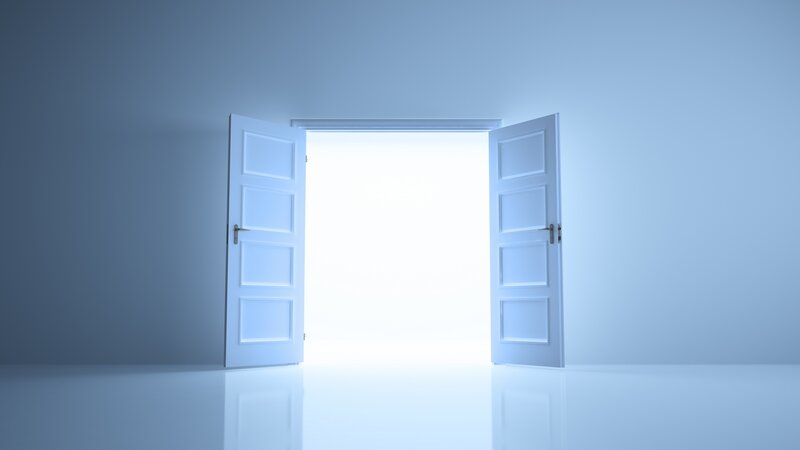 Open White Doors