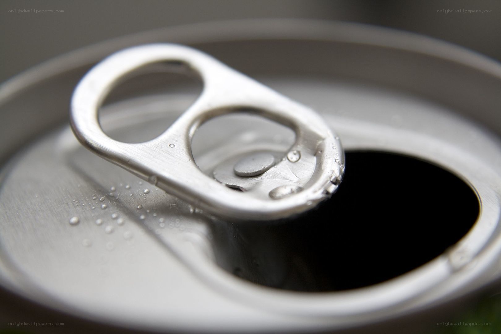 opened soda can