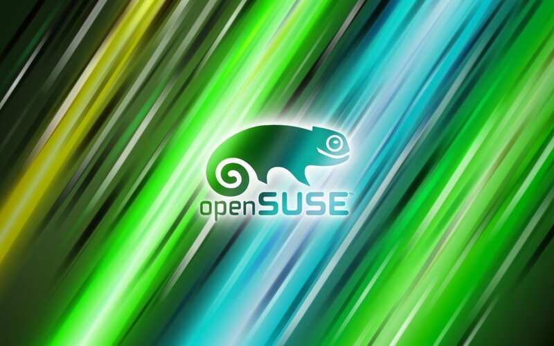 OpenSUSE Logo — Green, Dynamic, Digital Art