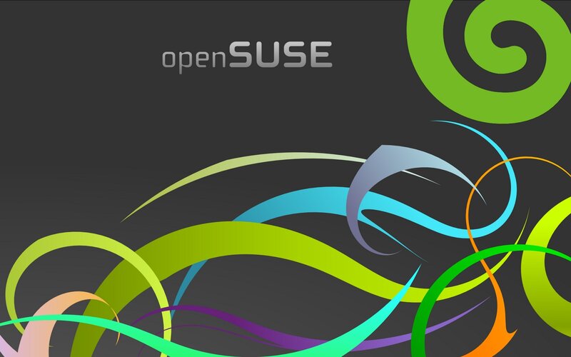 OpenSUSE Logo with Swirls