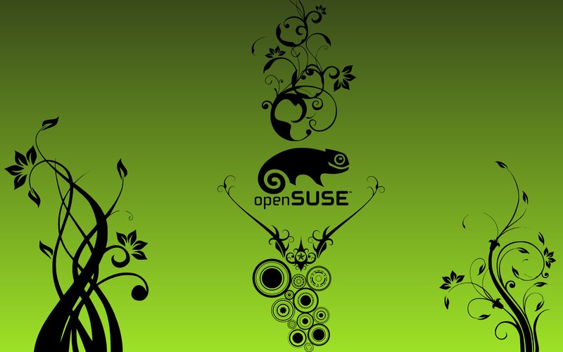 OpenSUSE Logo with Vines