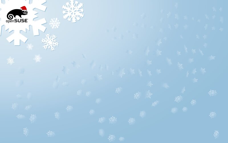 openSUSE winter wallpaper