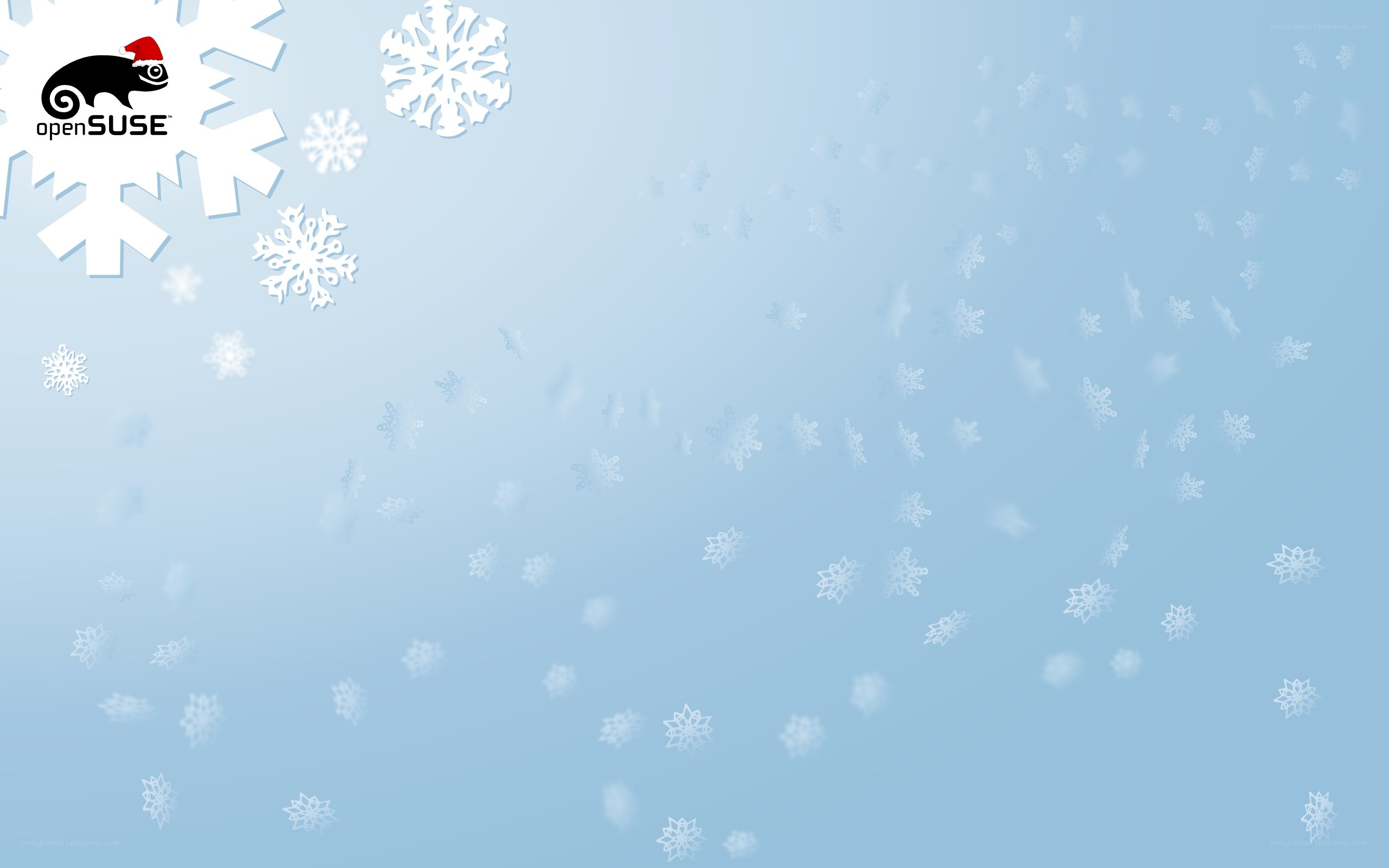 openSUSE winter wallpaper