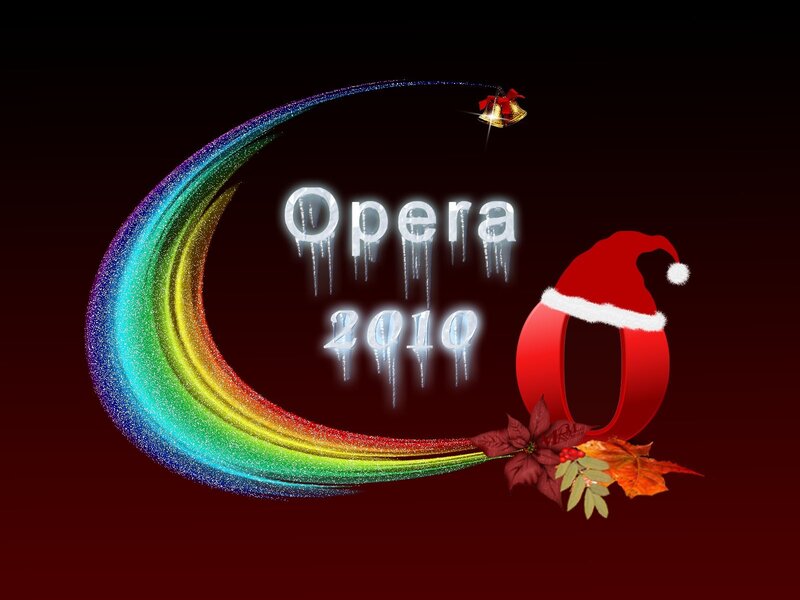 Opera 2010 holiday design