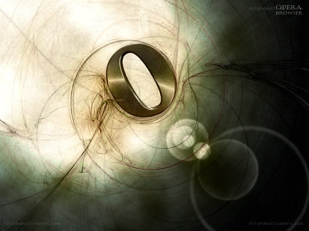 Opera browser logo art