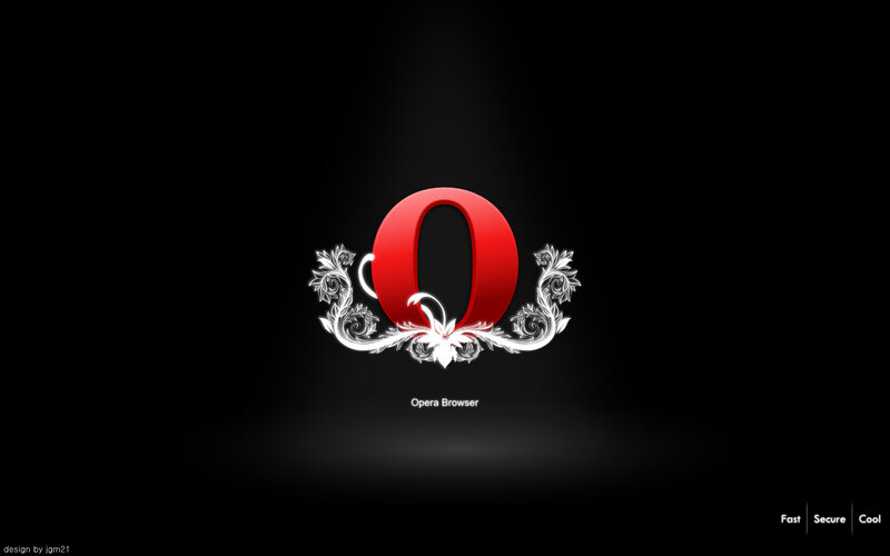 Opera Browser logo design