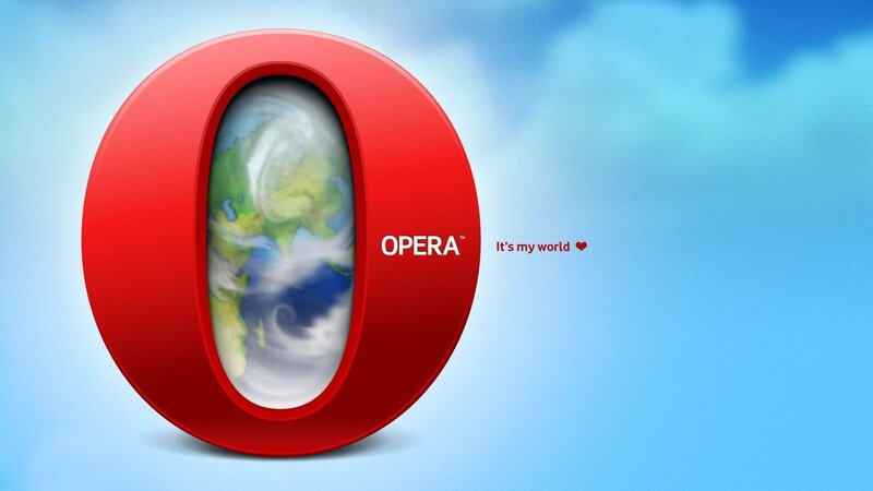 Opera Browser Logo — Red, Calm