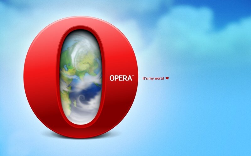 Opera Browser Logo — Red