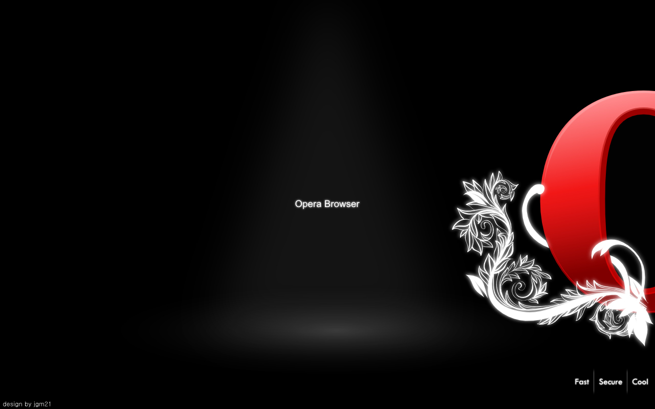 Opera Browser startup screen
