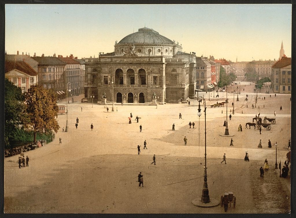 Opera House in Copenhagen Square
