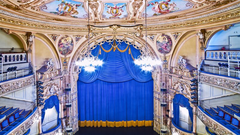 Opera House Interior — Blue