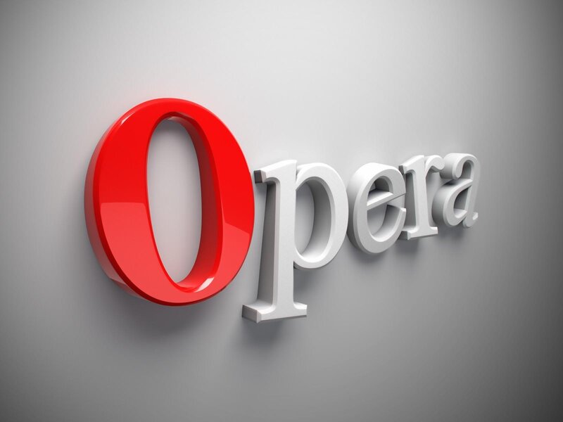 Opera Logo on Wall