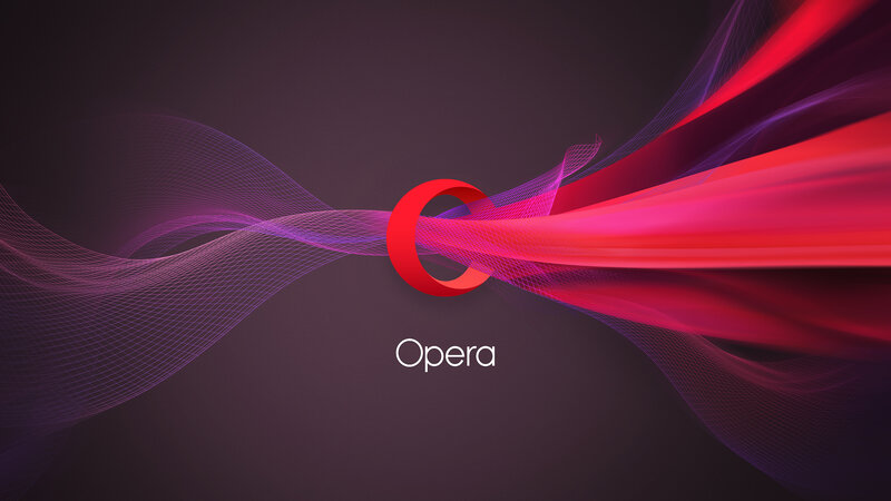 Opera logo with flowing design