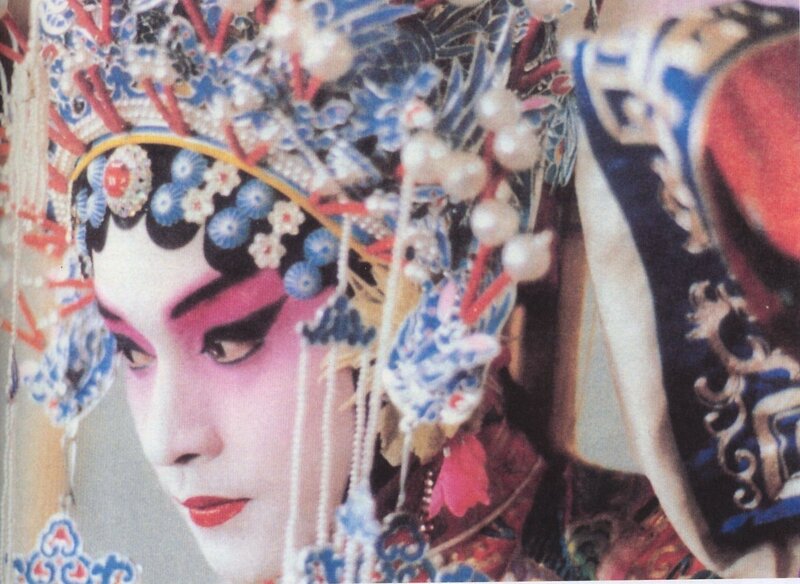 Opera Performer in Costume — Blue
