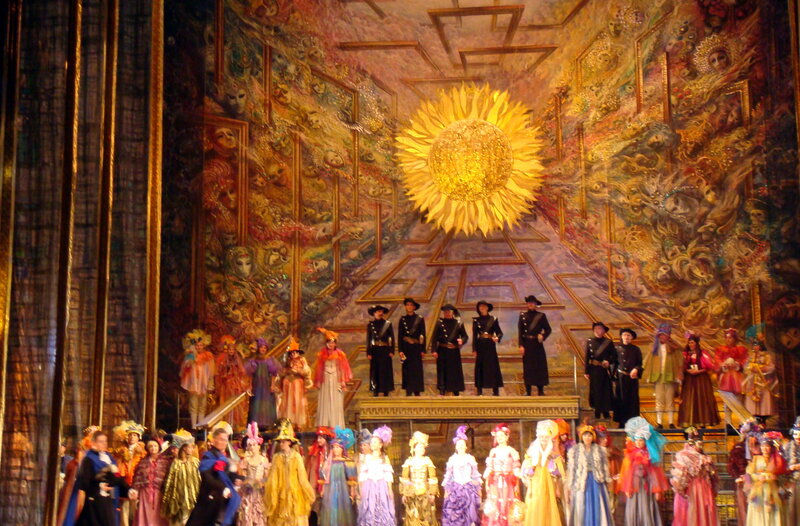 Opera Performers on Stage — Gold