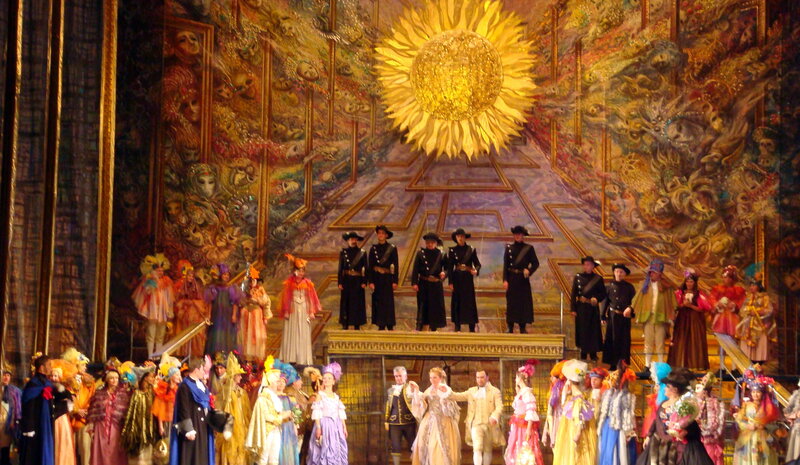 Opera Performers on Stage