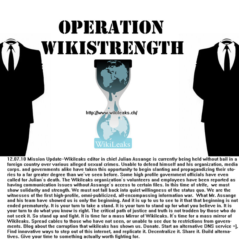 Operation Wikistrength poster