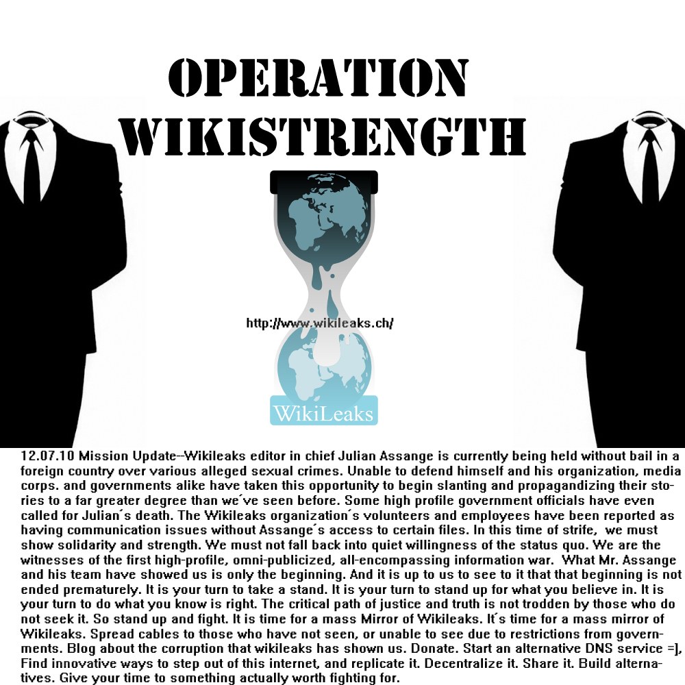 Operation Wikistrength poster