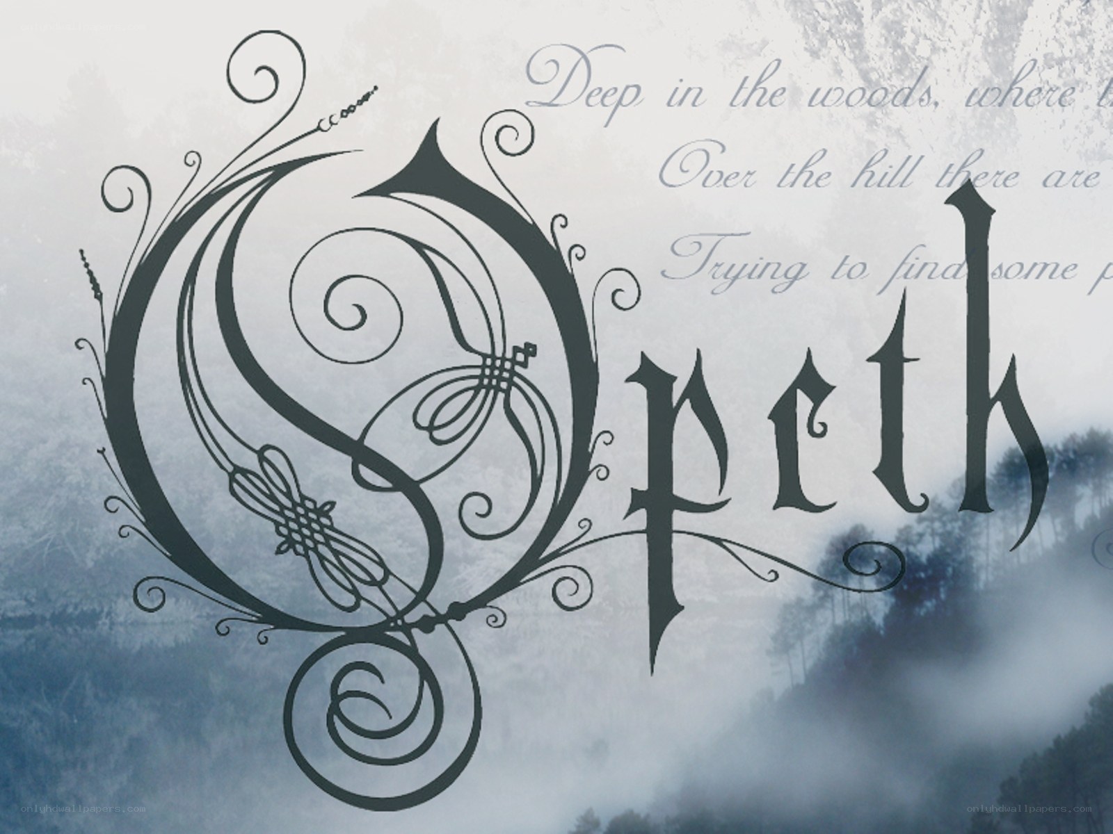 Opeth band logo art