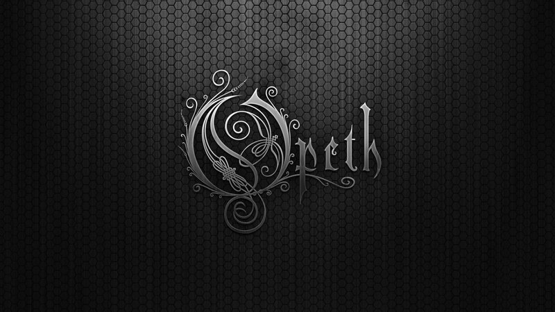 Opeth Band Logo — Black, Dark