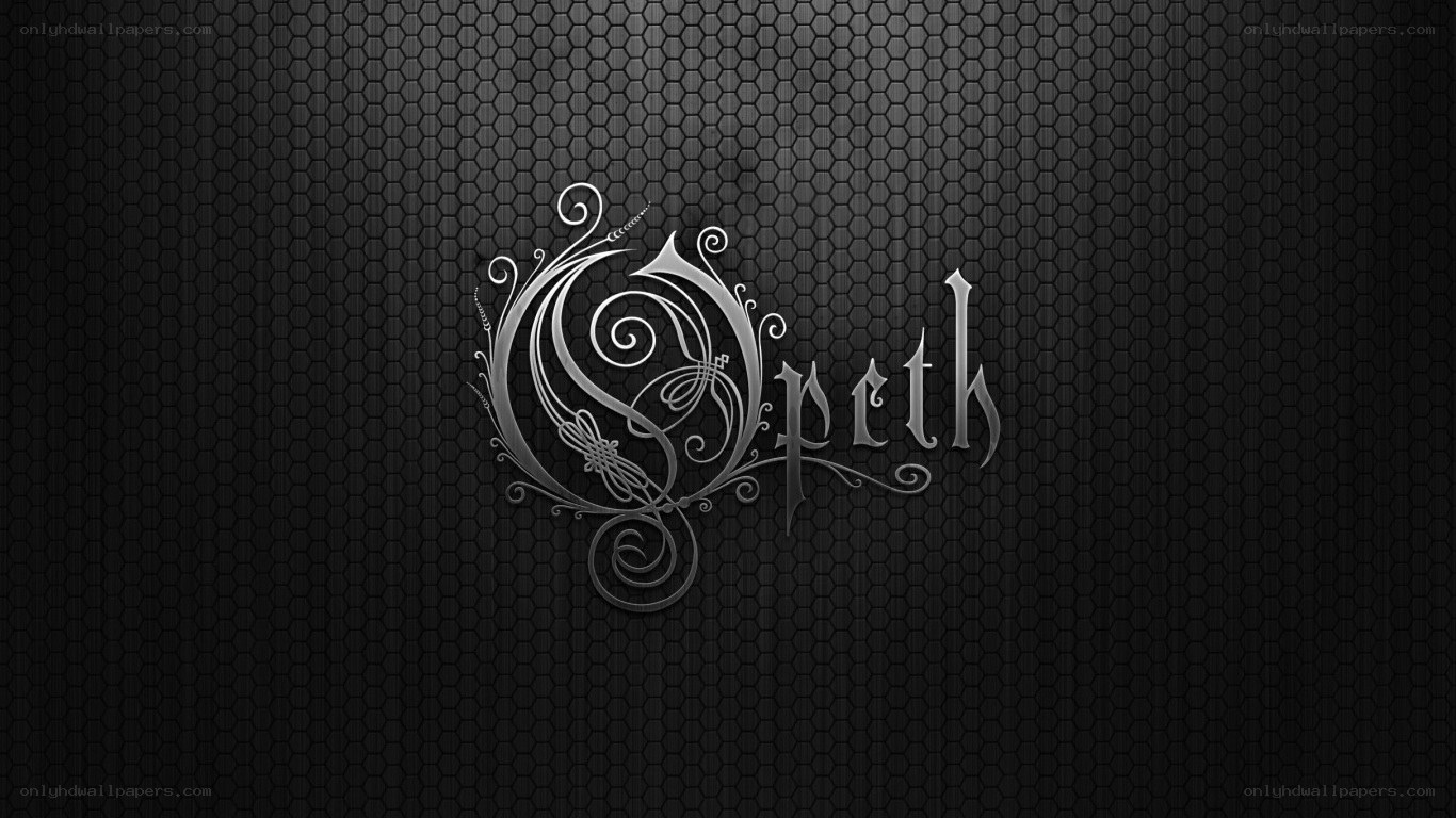 Opeth band logo wallpaper