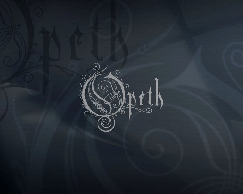 Opeth band logo wallpaper
