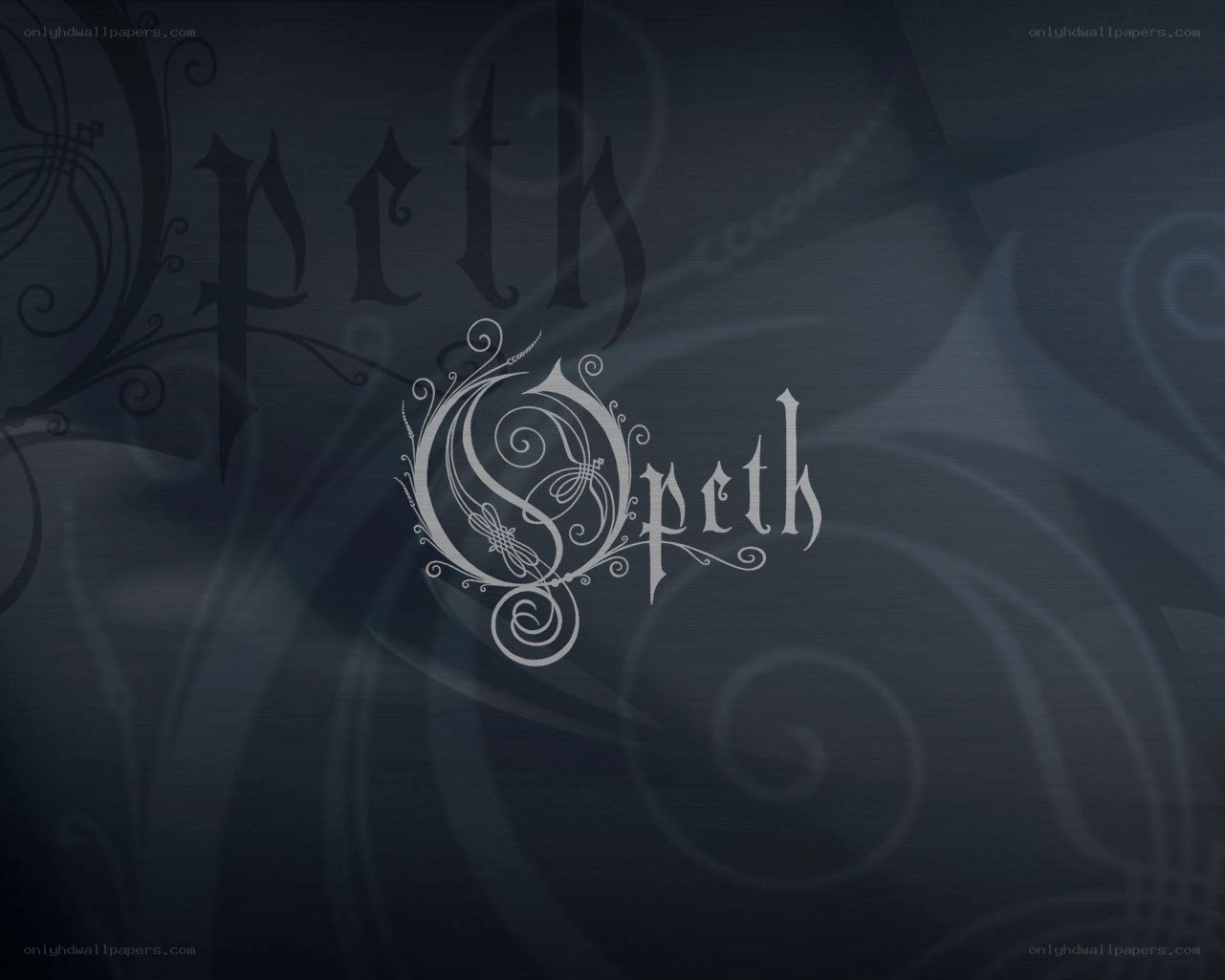 Opeth band logo wallpaper