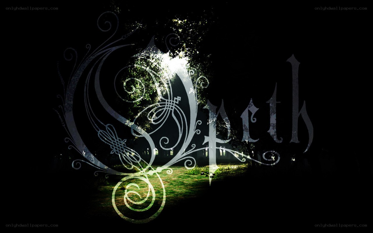Opeth band logo wallpaper