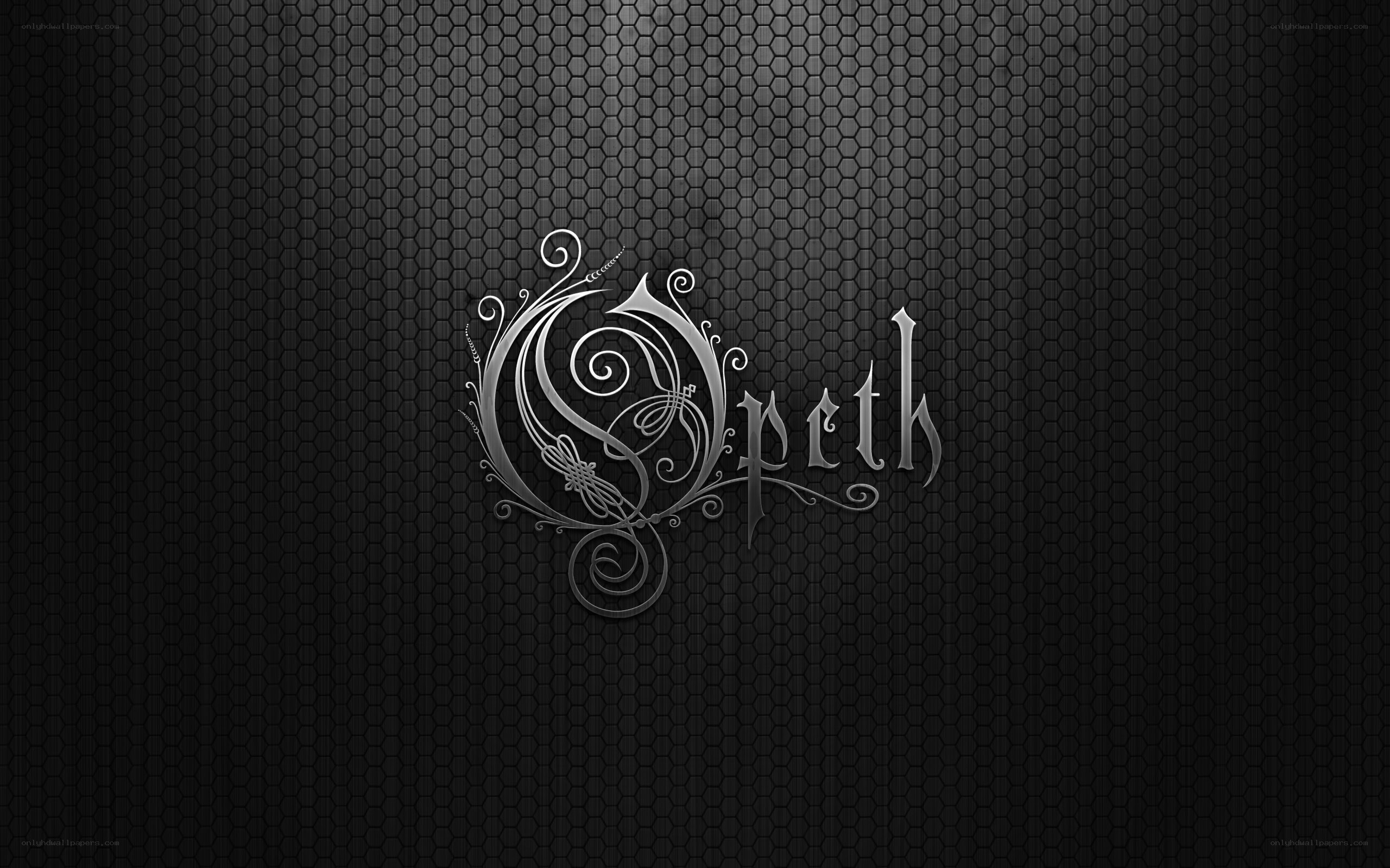 Opeth band logo wallpaper
