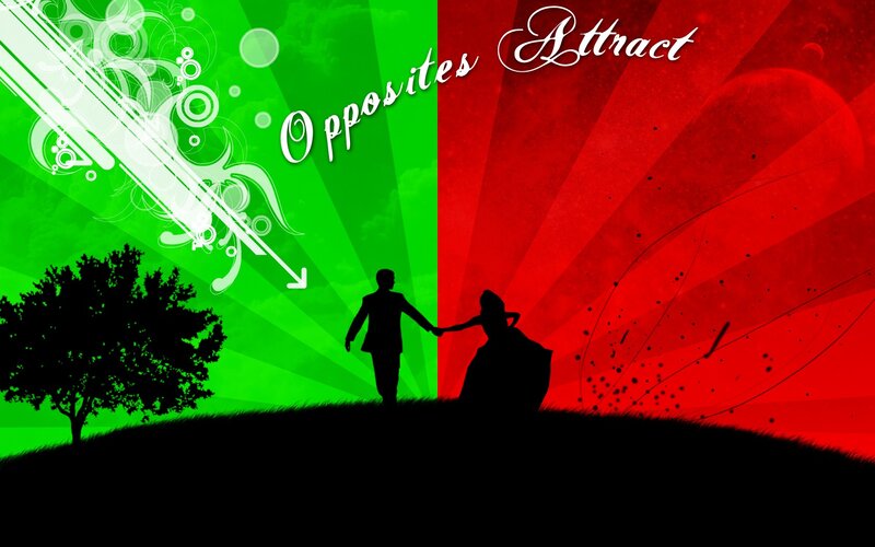 opposites attract concept